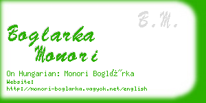 boglarka monori business card